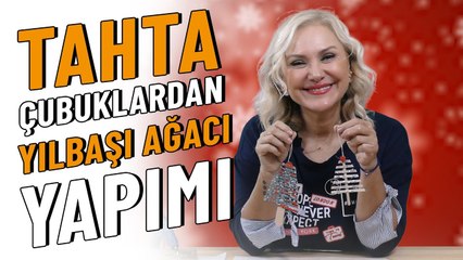 Tahta Çubuklarından Yılbaşı Ağacı Yapımı .  - HandCraft TV