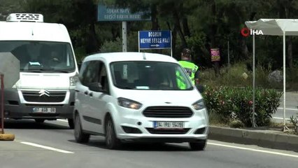Bodrum'a giren araç sayısı 1 günde yüzde 25 arttı