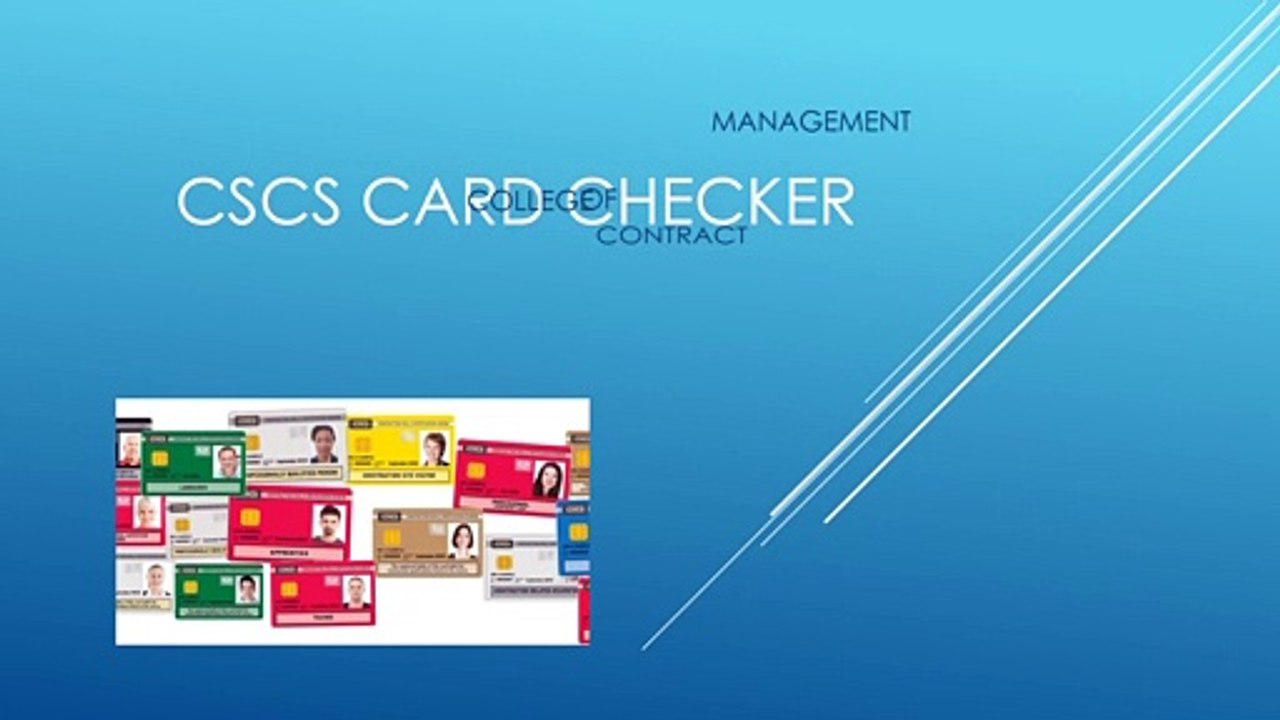 CSCS CARD CHECKER