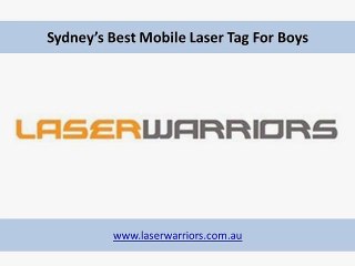 Sydney’s Best Mobile Laser Tag For Boys