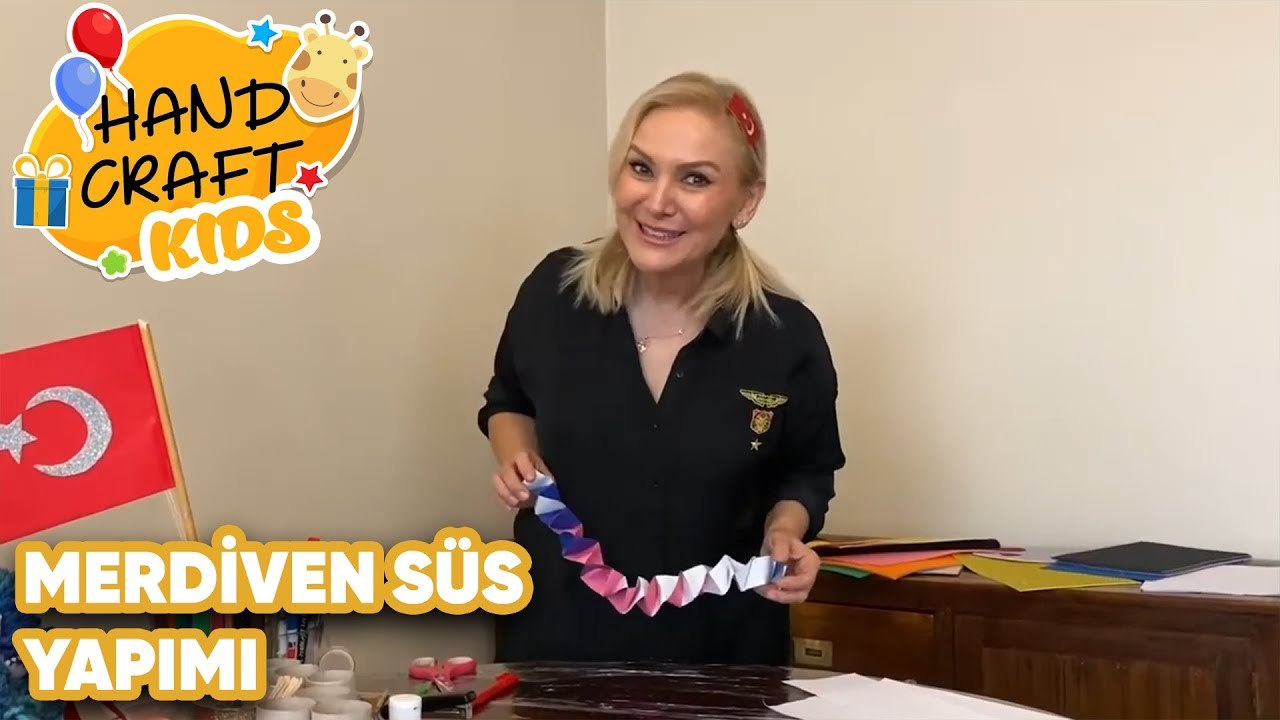 23 Nisan Kutlu Olsun! - Merdiven Süs Yapımı | Handcraft TV Zeliha Sunal
