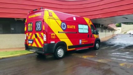 Trabalhador é socorrido pelo Siate no Núcleo Industrial