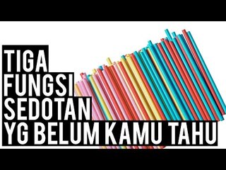 3 Fungsi Sedotan Yang Belum Kamu Tahu