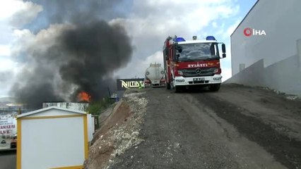 Başkent'te tiner fabrikasında yangın: 2 işçi hayatını kaybetti