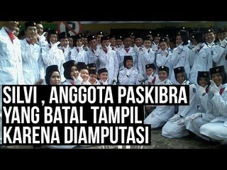 Silvi Olivia, Anggota Paskibra yang Batal Tampil Karena Diamputasi