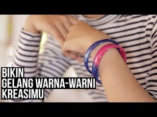 Cara Membuat Gelang Warna Warni