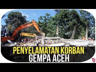 Penyelamatan Korban Gempa Aceh