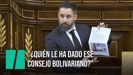 Santiago Abascal: "¿De verdad  creen que vamos a aceptar un comité secreto?"
