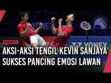 Aksi-aksi Tengil Kevin Sanjaya yang Sukses Pancing Emosi Lawan