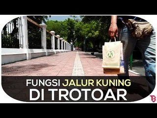 Fungsi Jalur Kuning di Trotoar