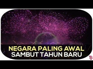 Negara Paling Awal Sambut Tahun Baru