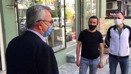 11 Mayıs’ta açılacak berber ve kuaför salonları dezenfekte edildi