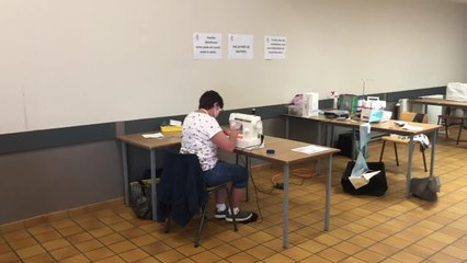 Atelier de confection de masques à Cerfontaine