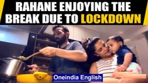 Coronavirus lockdown: Ajinkya Rahane doing karate at home, spending time with family