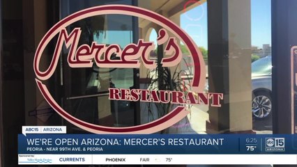 We're Open, Arizona: Mercer's Restaurant serving comfort food