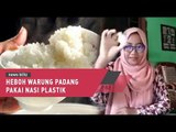 Heboh Warung Padang Pakai Nasi Plastik