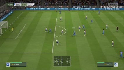 FIFA 20 : notre simulation de Grenoble Foot 38 - AJ Auxerre (L2 - 30e journée)