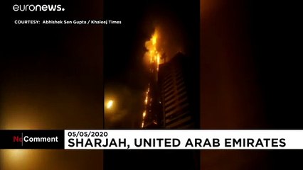 No comment: kiégett egy felhőkarcoló az Egyesült Arab Emirátusokban