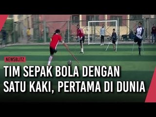 Tim Sepak Bola Satu Kaki, Pertama di Dunia