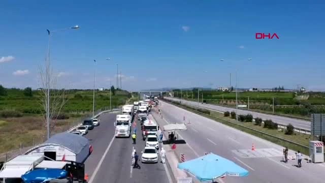 MERSİN Kısıtlamanın sona ermesiyle TAG yolunda sıkı denetim