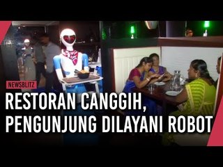 Restoran Canggih, Pengunjung Dilayani Robot