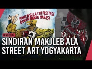 Sindiran Makjleb ala Street Art Yogyakarta