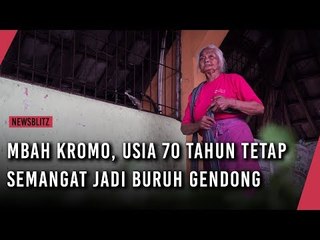 Mbah Kromo, Usia 70 Tahun Tetap Semangat Jadi Buruh Gendong