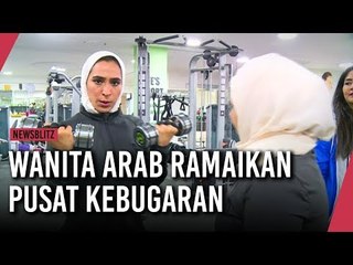 Wanita Arab Ramaikan Pusat Kebugaran