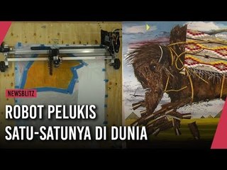 Robot Pelukis Satu satunya di Dunia