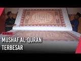 Penampakan Mushaf al Quran Terbesar dari Lamongan