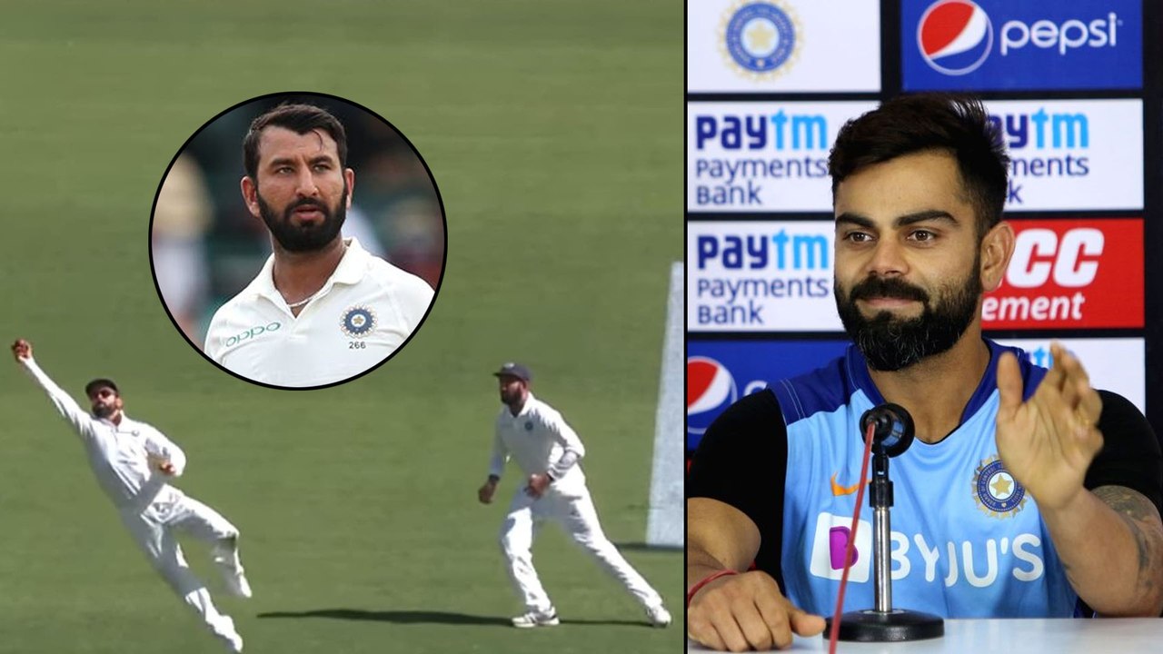 Virat Kohli Hilariously Teases  Cheteshwar Pujara