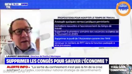 Relance de l’économie : Suppression de jours fériés, moins de vacances, l’Institut Montaigne propose des solutions chocs !