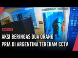 Aksi Beringas Dua Pria Terekam CCTV