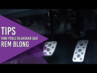 Ini yang Perlu Dilakukan Saat Rem Blong
