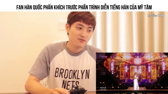 Fan Hàn Quốc phấn khích trước phần trình diễn tiếng Hàn của Mỹ Tâm