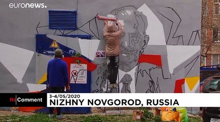 Russians create 75 portraits for WWII veterans in time for VE Day Anniversary