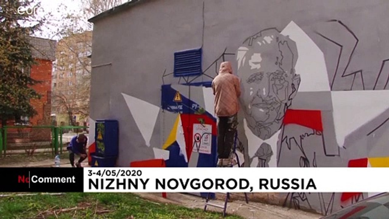 Russians create 75 portraits for WWII veterans in time for VE Day Anniversary