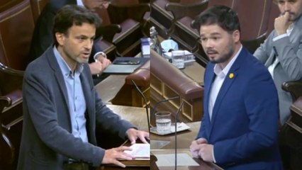 Rufián vs. Asens: el inesperado duelo catalán en el debate sobre el estado de alarma