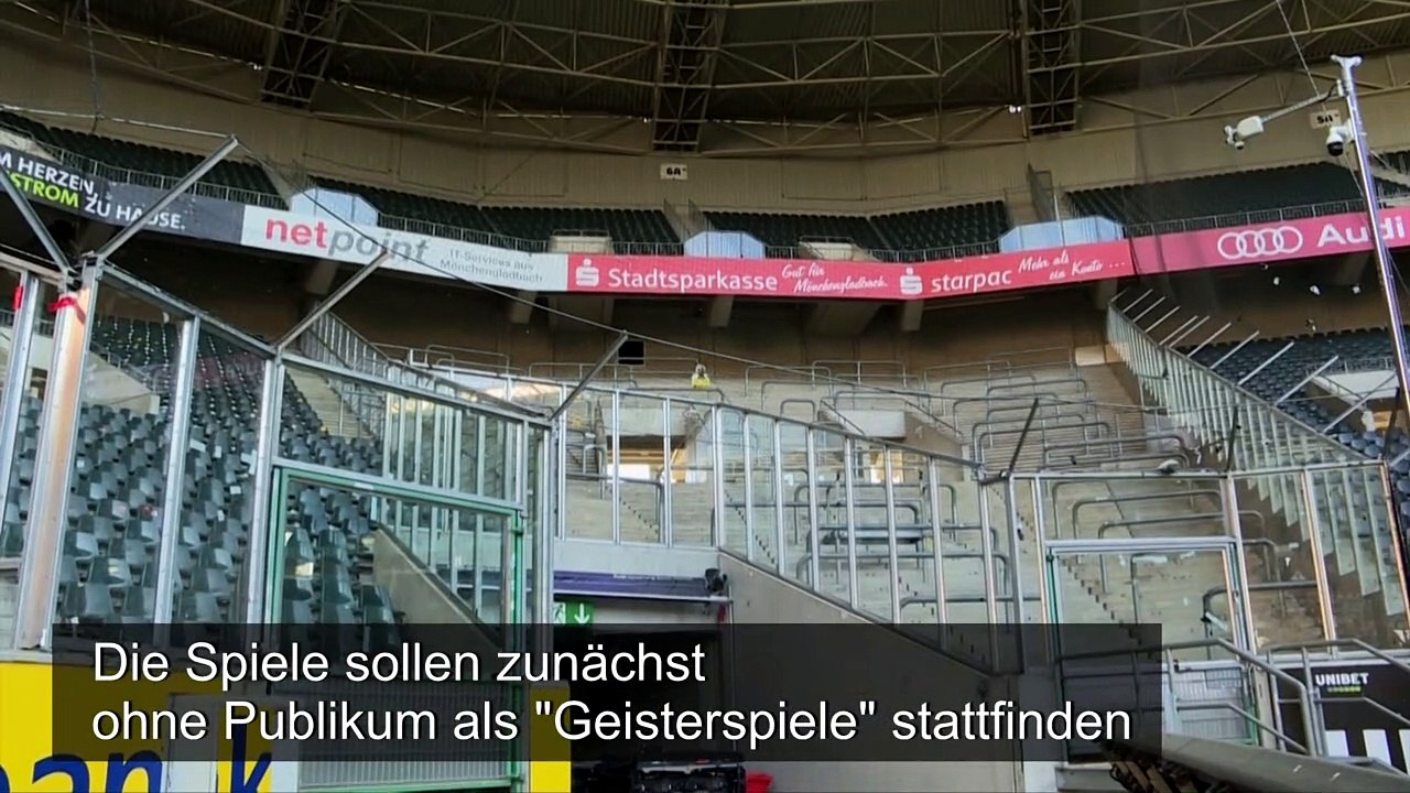 Fußball-Bundesliga: 'Geisterspiele' ab zweiter Maihälfte