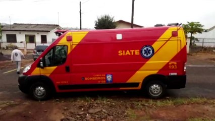 Homem sofre crise convulsiva e fica ferido ao cair de andaime no Bairro Alto Alegre