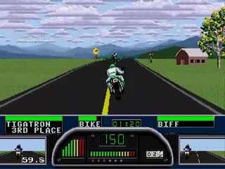Let´s Play Road Rash 2 (SEGA) - LEVEL 3 - RACE 3 - TENNESSE - No Commentary