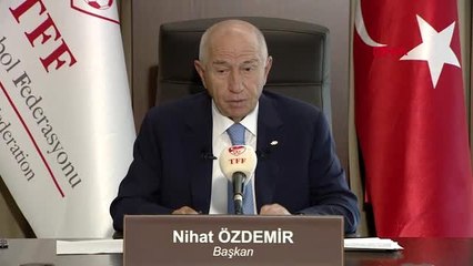 SPOR Nihat Özdemir basın mensuplarının sorularını yanıtladı
