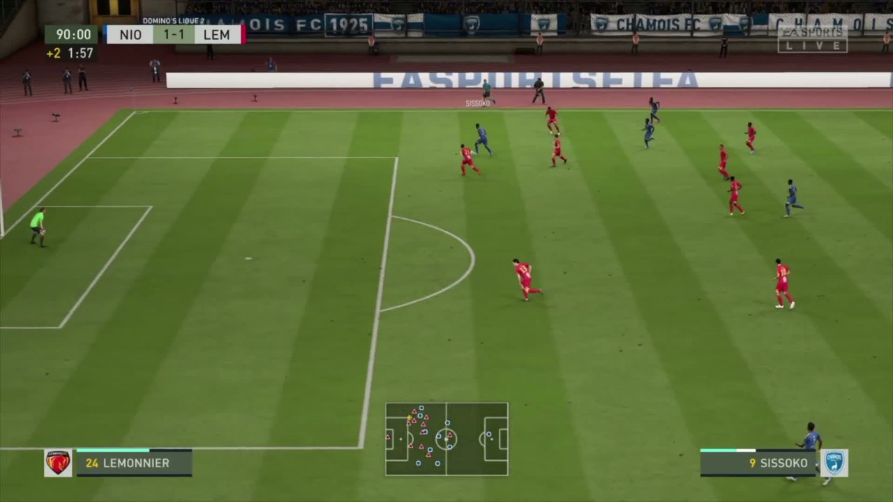 FIFA 20 : notre simulation de Chamois Niortais FC - Le Mans FC (L2 - 30e journée)