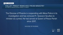 Priest removed from ministry amid investigation