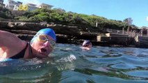 Going Swimmingly! Australian Woman Overjoyed as Beaches Reopen