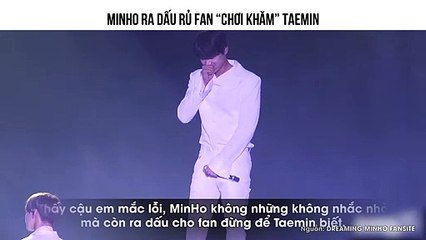 Minho Ra Dấu Rủ Fan “Chơi Khăm” Taemin