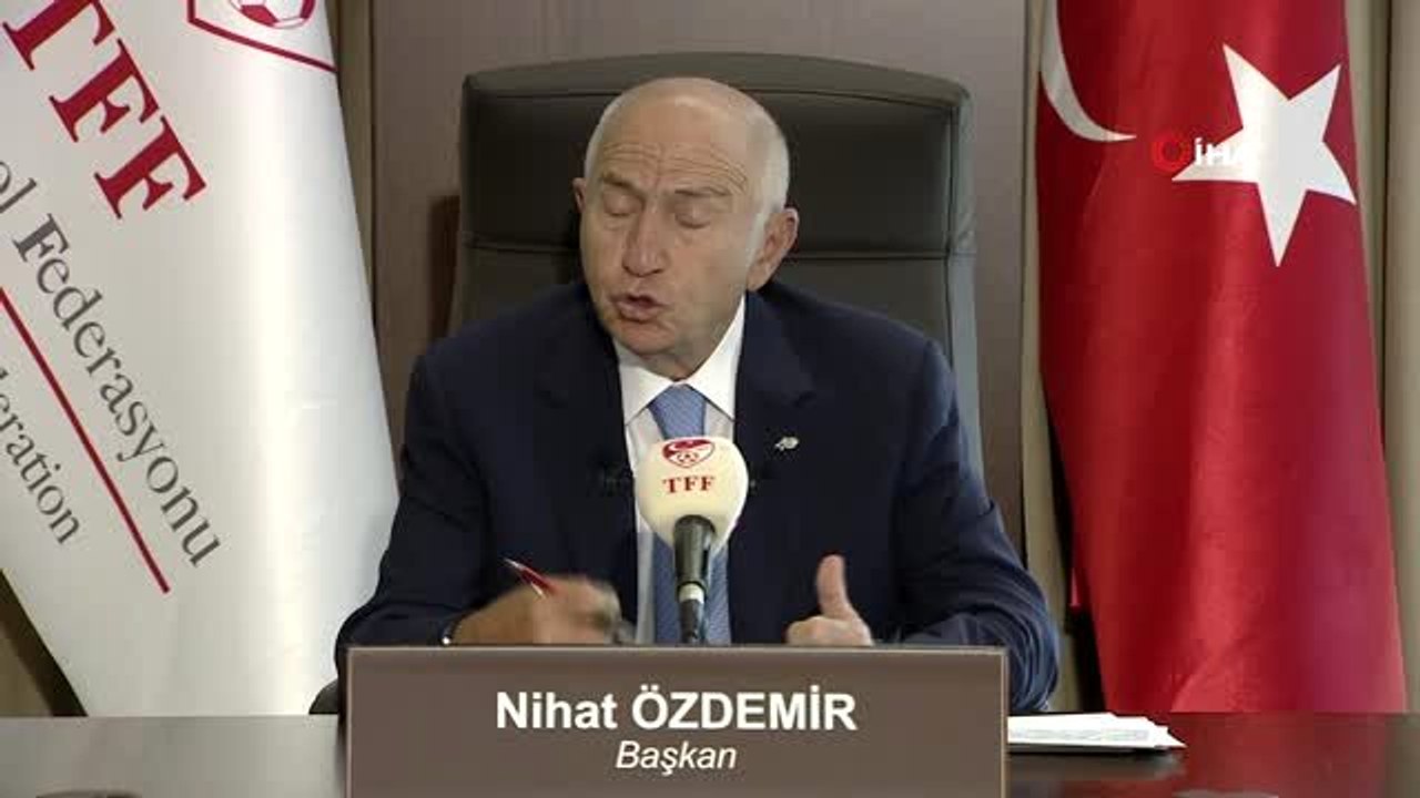 Nihat Özdemir: "26 Temmuz'da ligleri bitirmek istiyoruz" -1-