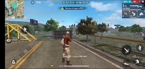 Free Fire game| 4 kills |new version 2020|Android Gamer 360|