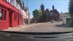 Action camera drive through Chesterfield town centre