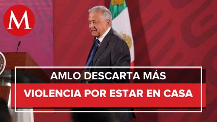 No hay aumento en denuncias por violencia a mujeres durante cuarentena, dice AMLO